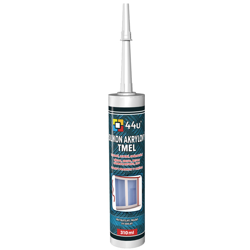 44u Silikon Akrylový tmel PROFI 310ml bílý
