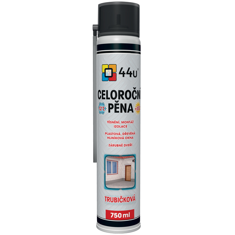 44u Celoroční pěna 500ml trubičková