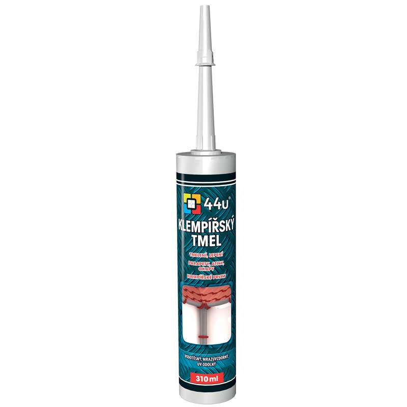 44u Klempířský tmel 310ml hnědý