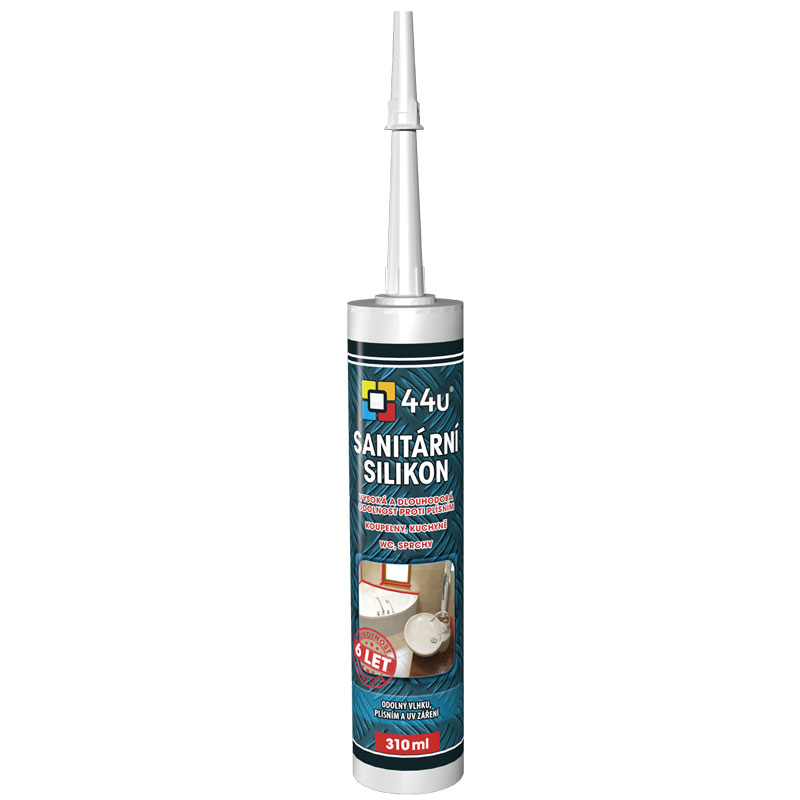 44u Sanitární silikon PROFI 310 ml silver gray